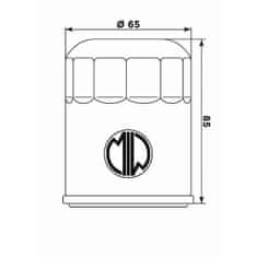 MIW Olejový filter A11001 (alt. HF621)