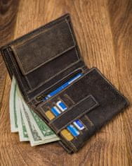 FOREVER YOUNG Originálna pánska kožená peňaženka