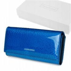 Alessandro Paoli G55 Dámska kožená peňaženka modrá