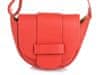 Vera Pelle X41 Dámska kožená kabelka červená