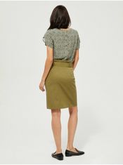 MooDoo Moodo khaki sukňa s vázankou XL