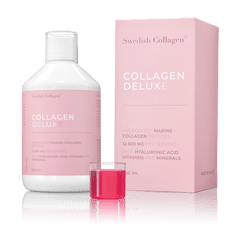 Collagen Deluxe 12500mg rybí s kyselinou hyalurónovou a vitamínmi 500ml (Vitamíny a doplnky výživy)